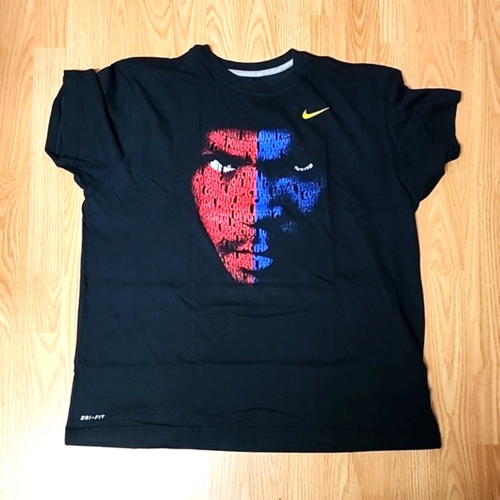 Manny Pacquiao Printet Nike Men's Tee DRY FIT Size 2XL Used